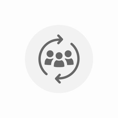 takım eşzamanlama simgesi vektörü