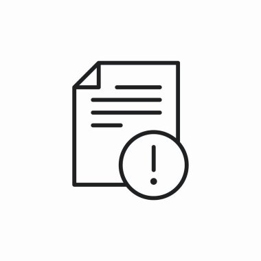 belge uyarı simgesi işaret vektörü