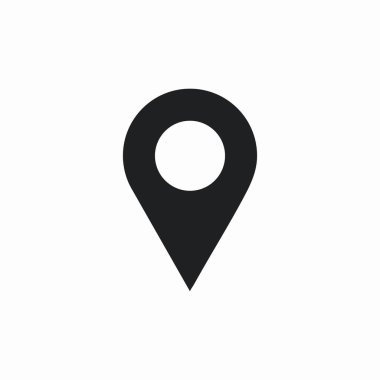 konum pin simgesi işaret vektörü