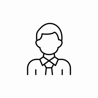 iş işçisi simgesi işareti vektörü