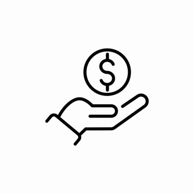 finansman tesisi simge işaret vektörü