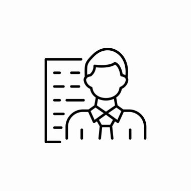 lojistik işçisi simge işareti vektörü