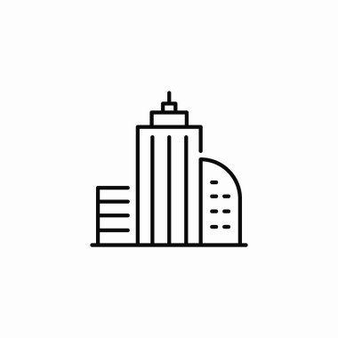 şehir altyapı simgesi işaret vektörü