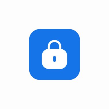 pad simge vektörünü kilitle