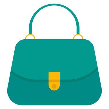 el çantası kadın vektör illüstrasyonu