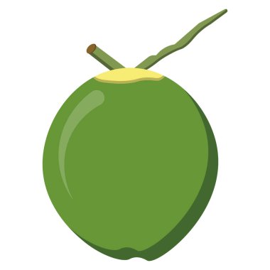 yeşil taze meyve izole edildi