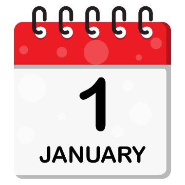 Takvim simgesi tasarımı, vektör illüstrasyonu