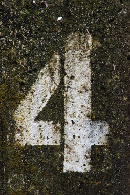 grungy 4 numarayı giydi.