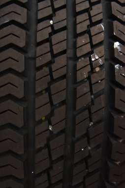 Lastik izlerine yakın çekim