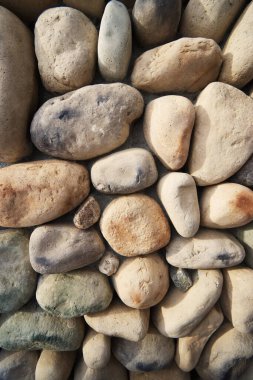 yuvarlak taş duvar arkaplanı