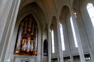 Hallgrimur Kilisesi (Hallgrimskirkja), Reykjavik, İzlanda