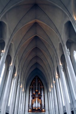 Hallgrimur Kilisesi (Hallgrimskirkja), Reykjavik, İzlanda