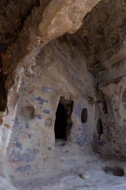 Georgia 'daki antik mağara şehri Uplistsikhe' nin mağaraları