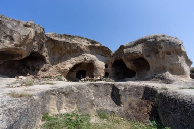 Georgia 'daki antik mağara şehri Uplistsikhe' nin mağaraları