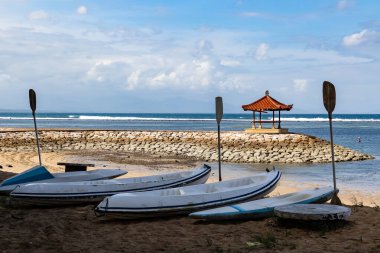 Sahil manzaralı sakin sahil manzaralı, Bali