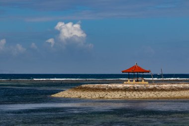 Sahil manzaralı sakin sahil manzaralı, Bali