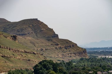 Gürcistan, Uplistsikhe antik taş yontulmuş kentinin manzarası