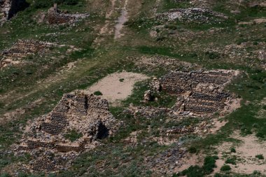 Gürcistan, Uplistsikhe antik taş yontulmuş kentinin manzarası