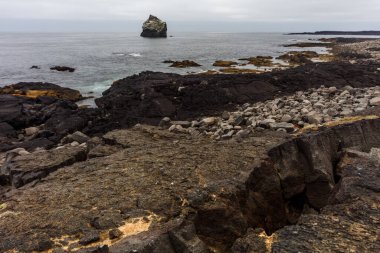 Valahnukamol Volkanik Sahili, Reykjanes Yarımadası, İzlanda