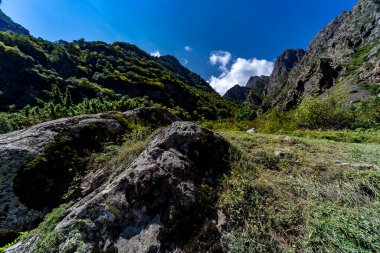 Görkemli Gürcü Dağları Manzarası