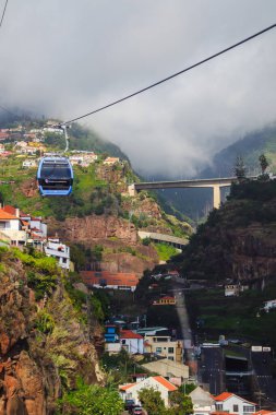 Funchal, Madeira 'da Kablolu Araba