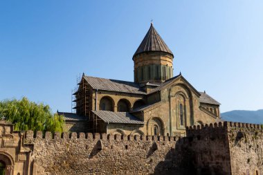 Mtskheta, Georgia 'daki tarihi Svetitskhoveli Katedrali