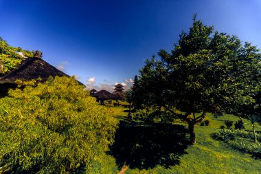 Pura Besakih Tapınak Kompleksi Açık Bali Gökyüzüne Karşı