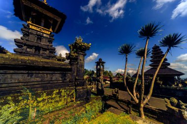 Pura Besakih Tapınak Kompleksi Açık Bali Gökyüzüne Karşı