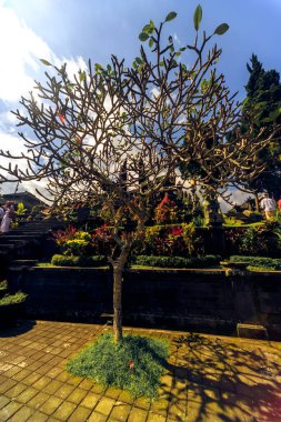 Pura Besakih Tapınak Kompleksi Açık Bali Gökyüzüne Karşı