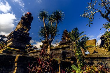 Pura Besakih Tapınak Kompleksi Açık Bali Gökyüzüne Karşı