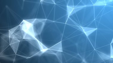 Teknoloji ağı bağlantısı, yapay zeka. Soyut iş tasarımı. Gelecekçi mavi şebeke sinir ağları. Uzayla ilgili büyük verileri harekete geçir. Sanal siber güvenlik geçmişi. 3B görüntüleme.