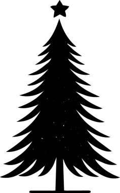 Dekoratif Element olarak Tatil Daveti İçin Sonsuz Noel Ağacı Zirvesi