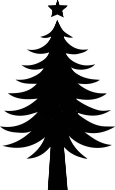 Klasik Şenlik Ağacı Özeti Vintage Stili Yeni Yıl Kutlaması