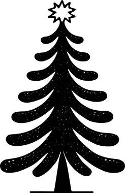 Vintage Biçimli Kış Dekorasyonu için Yaratıcı Mevsimlik Tatil Ağacı Grafiği