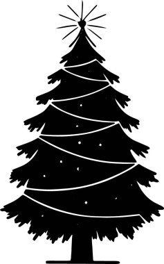 Modern Taslak Yılbaşı Arkaplanı için yaratıcı Xmas Ağacı Resimleri