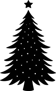 Çağdaş Taslak Hediye Etiketi İçin El Çizimi Kışa Ağaç Tırmanışı