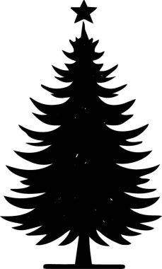 Modern Taslakta El Çizimi Xmas Ağacı Sembolü Web Sitesi Afişi