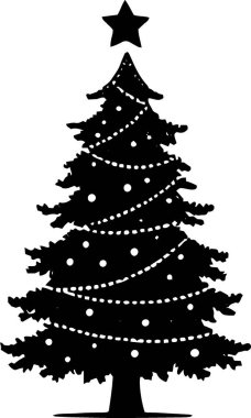 Yeni Yıl Kutlaması için Minimum Şenlik Ağacı Zirvesi Şık Şekilde