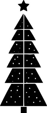 Temiz Çizgilerle Modern Evergreen Noel Ağacı Tasarımı