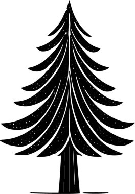 Modern Kış Ağacı Logosu Sanatsal Konferansa Davet Etmek İçin