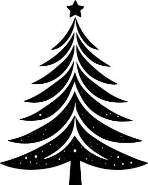 Vintage Pine Tree Tatil Posteri İllüstrasyonuName