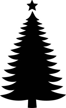 Sanatsal Konferanslı Web Sitesi Afişi İçin Tuhaf Evergreen Noel Ağacı Tasarımı