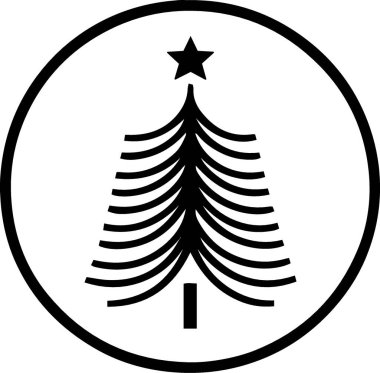 Klasik Markalaşma için Evergreen Noel Ağacı Sembolü