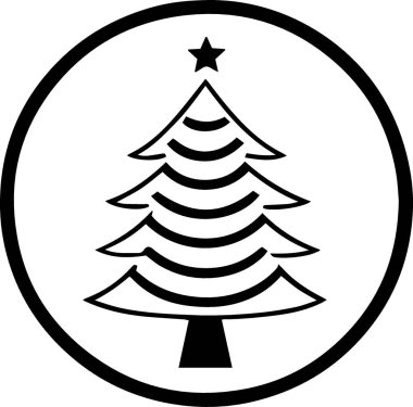 Şenlik Ağacı 'nın Şık Şekilde Kış Dekorasyonu Sembolü