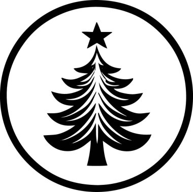 Sanatsal Konferanslı Sanat Projesi için Büyüleyici Noel Ağacı Grafiği