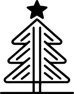 Vintage Biçimli Tatil Posteri için Büyüleyici Evergreen Tree İllüstrasyonu