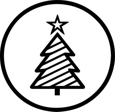 Çekici Mevsimlik Noel Ağacı Tasarımı Asgari Stili Kutlaması