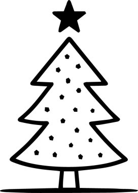 Modern Taslak Kış Dekorasyonu için Klasik Xmas Ağacı Tırmanışı