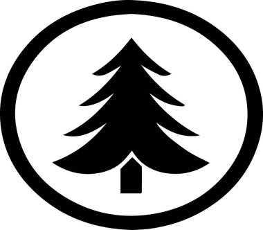 Minimal Tarzlı Noel Arkaplanı İçin Temiz Şenlik Ağacı Tırmanışı