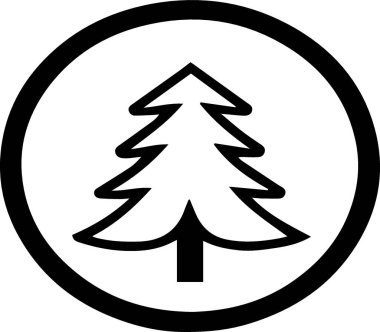 Monokrom Sanatında Dijital Sanatsal Çalışmalar İçin Temiz Fesatif fidan ağacı çizimi